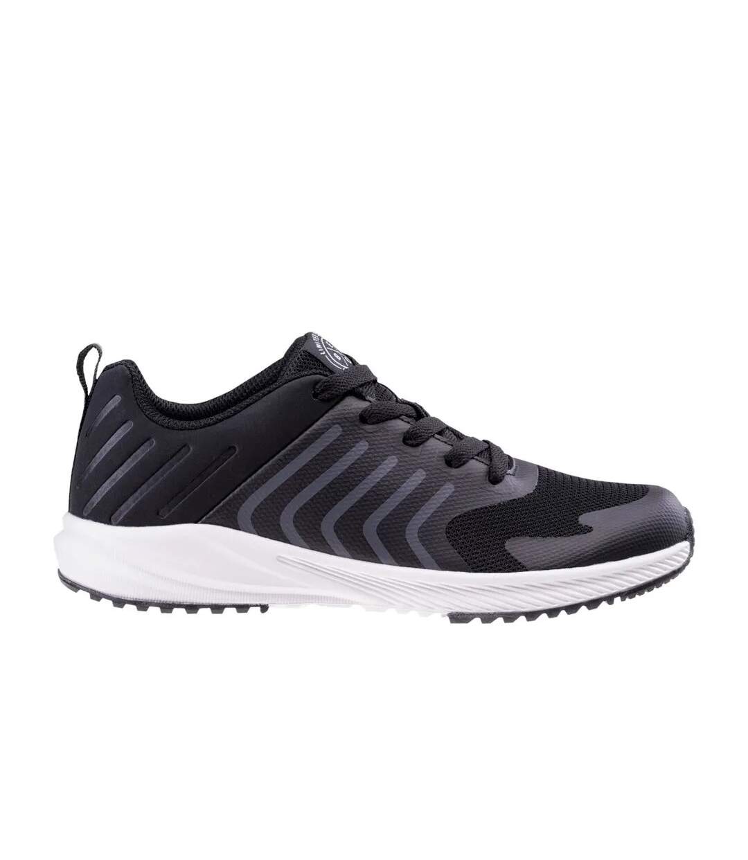 Childrens/kids Barry Logo Trainers Black White Bejo-2