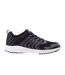 Childrens/kids Barry Logo Trainers Black White Bejo-2
