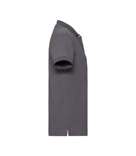 Polo Homme Gris Foncé Uni Russell
