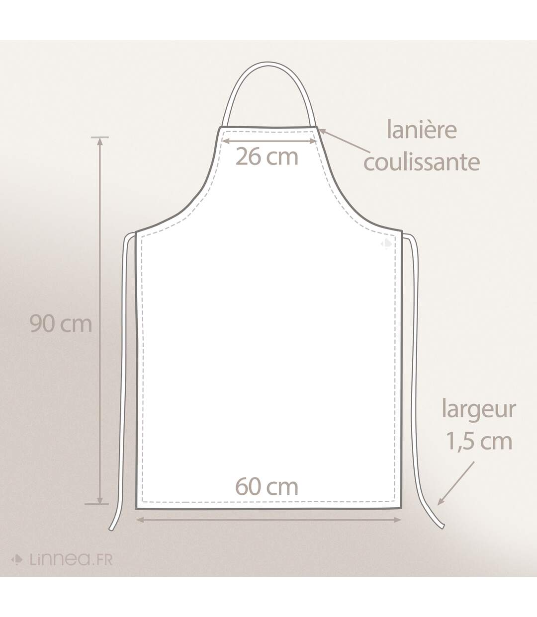 Tablier de cuisine LINE-4