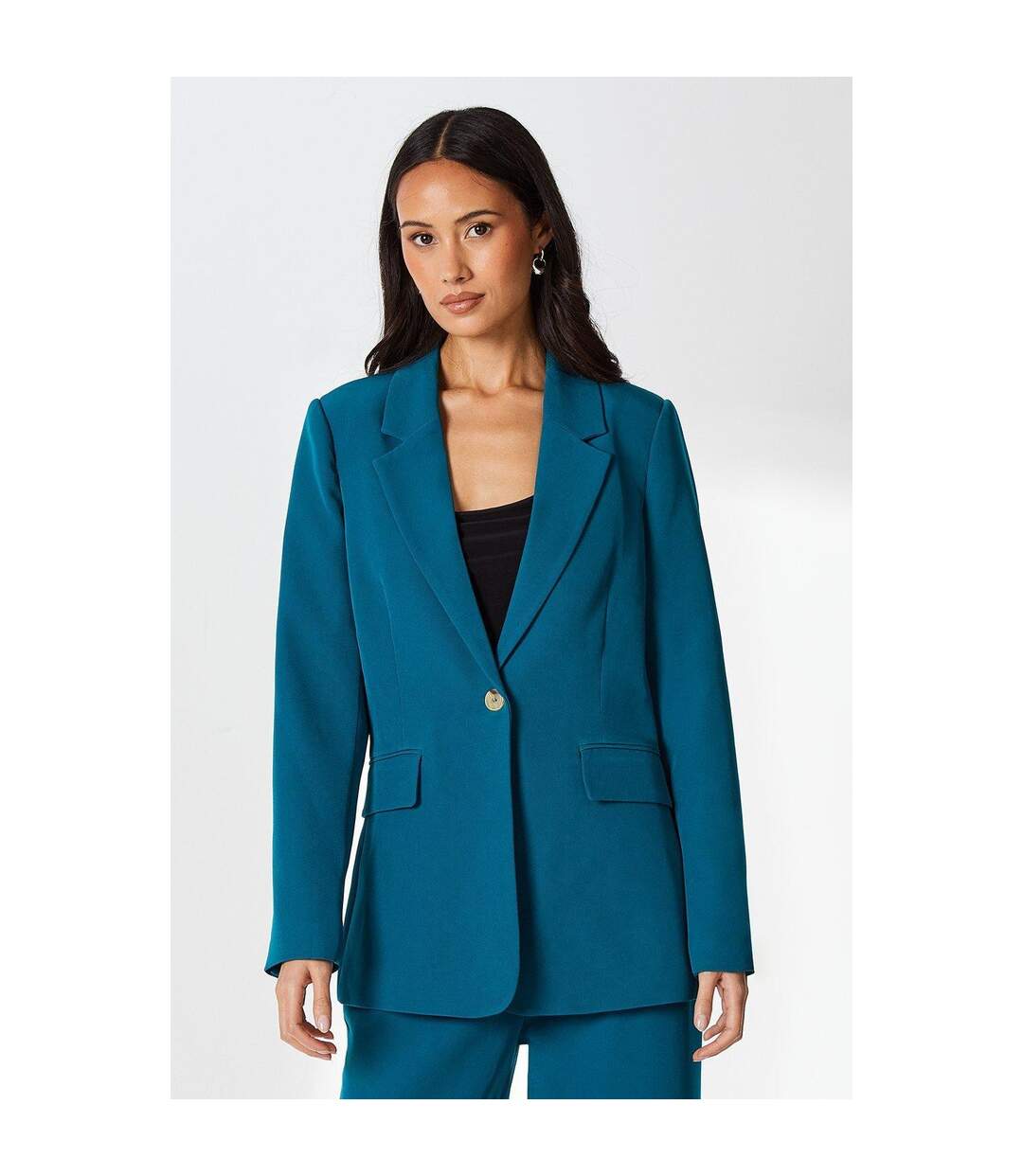 Blazer femme bleu sarcelle Principles