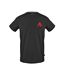 T-shirt Motif/style Logo Contrasté Homme Noir Aquascutum-1