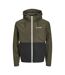 Veste kaki/blanc homme jack & jones mash - l-1