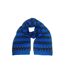 Childrens/kids Striped Scarf L-xl Blue Black Tommy Hilfiger-1