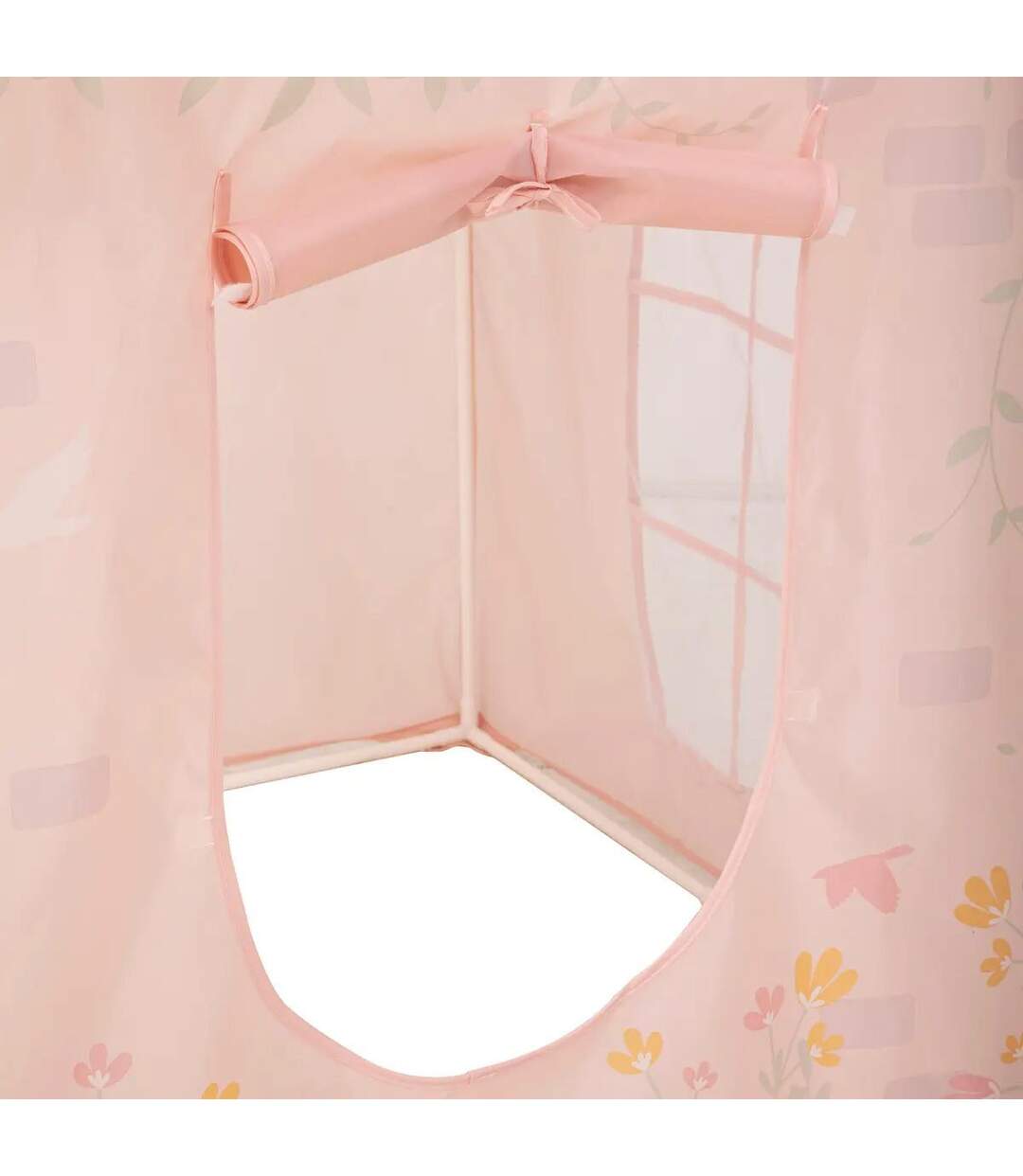 Tente Pop Up Enfant Château Princesse 130cm Rose-3