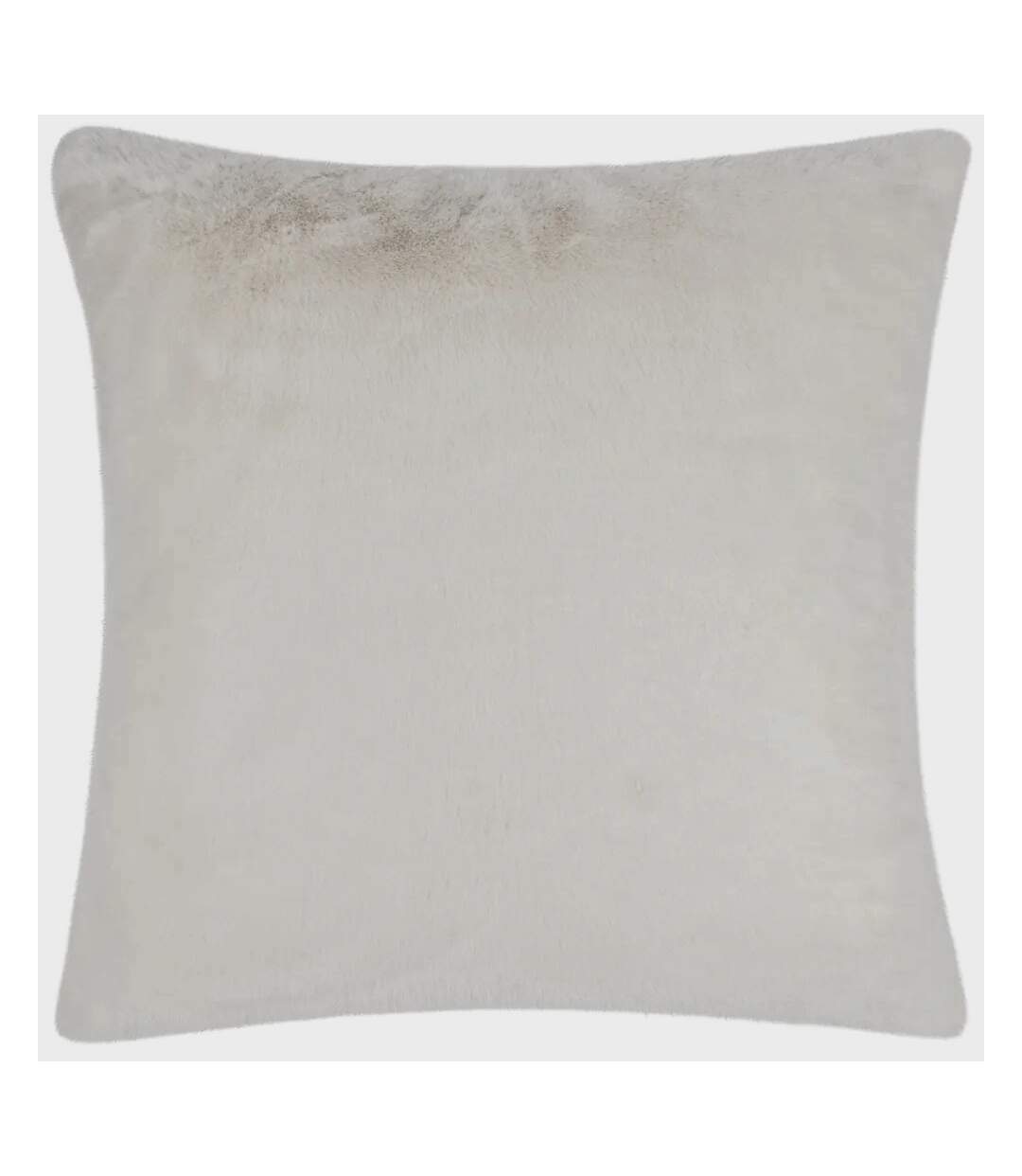 Stanza faux fur cushion cover 55cm x 55cm white Paoletti