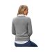 Pull Motif/style Classique Femme Gris Chiné WoolOvers-2