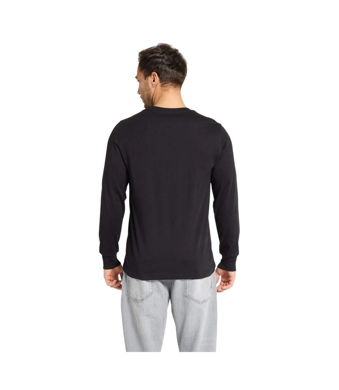 T-shirt Manches Longues Motif/style Logo Homme Noir Diesel-3