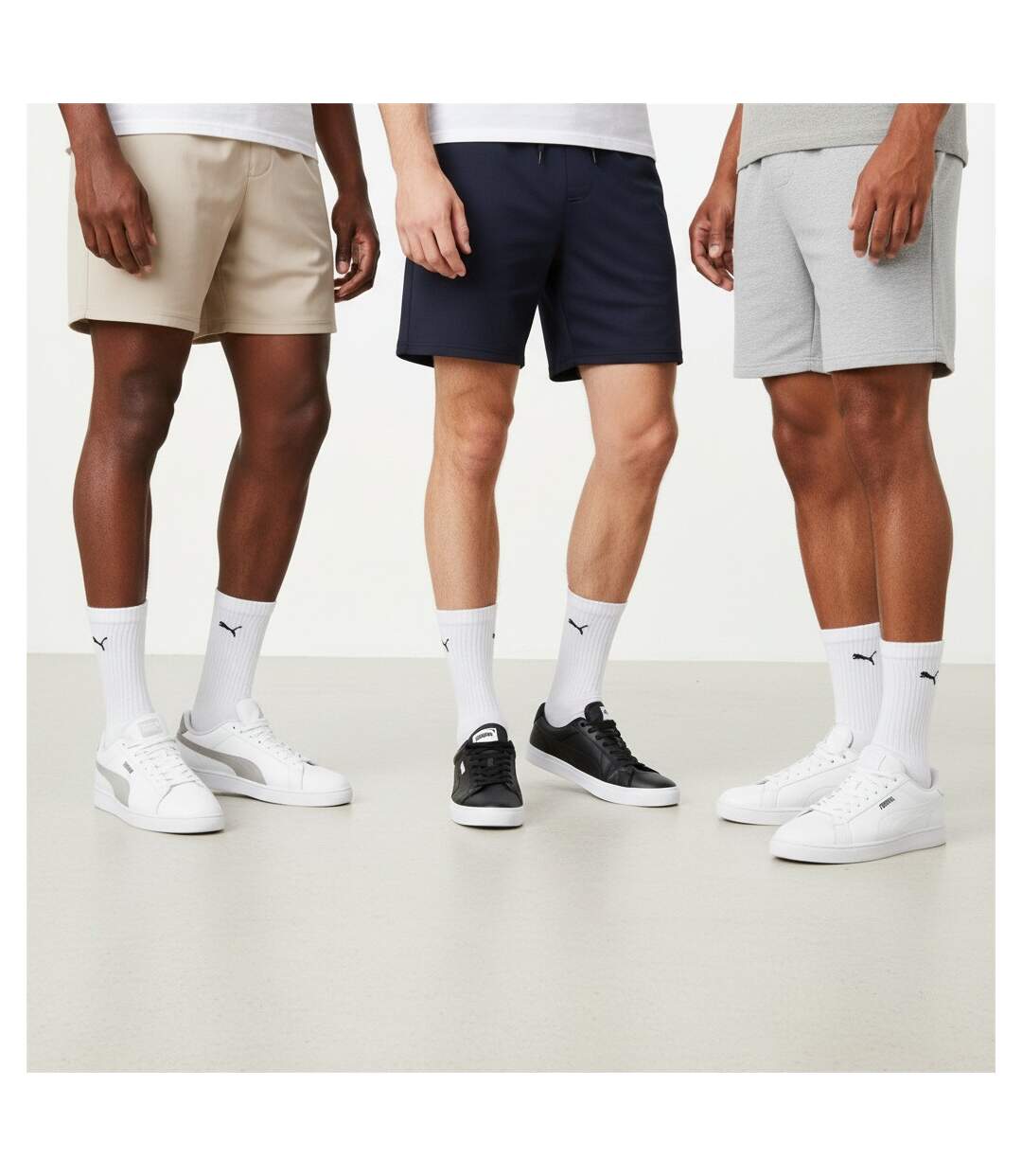 PUMA Chaussettes Mixte Crew Pack 6 Paires (Lot) - Coton Doux, Talon Cousu-4