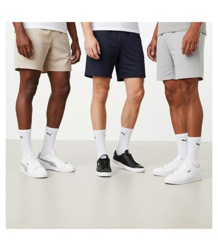 PUMA Chaussettes Mixte Crew Pack 6 Paires (Lot) - Coton Doux, Talon Cousu