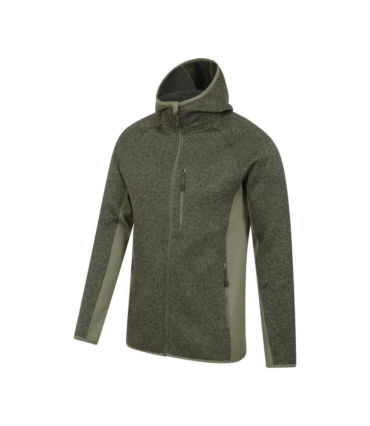 Mountain Warehouse Mens Treston Fleece Hooded Hoodie (Khaki)
