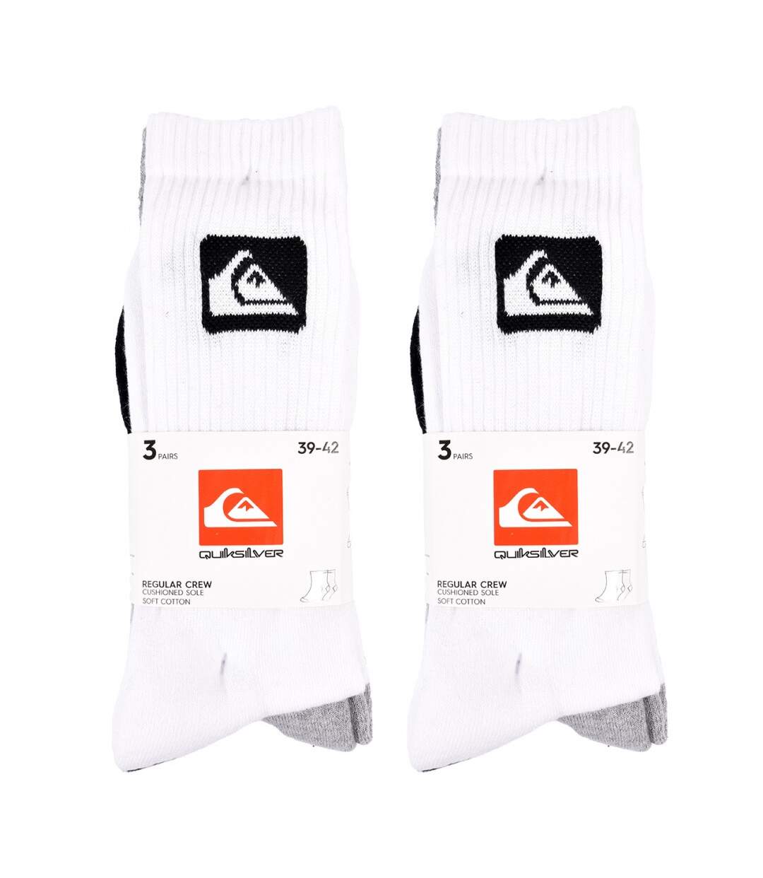 Chaussettes QUIKSILVER CUSHIONED CREW - Pack de 6-4