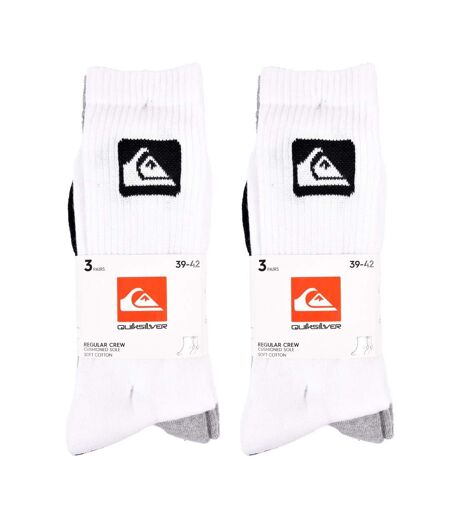 Chaussettes QUIKSILVER CUSHIONED CREW - Pack de 6