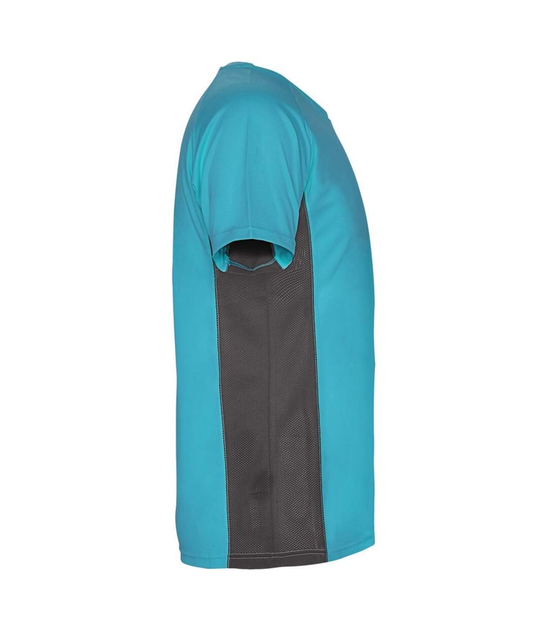 T-shirt shanghai homme turquoise vif / anthracite Roly-4