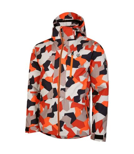 Dare 2B Mens Edge Camo Ski Jacket (Puffins Orange) - UTRG9313