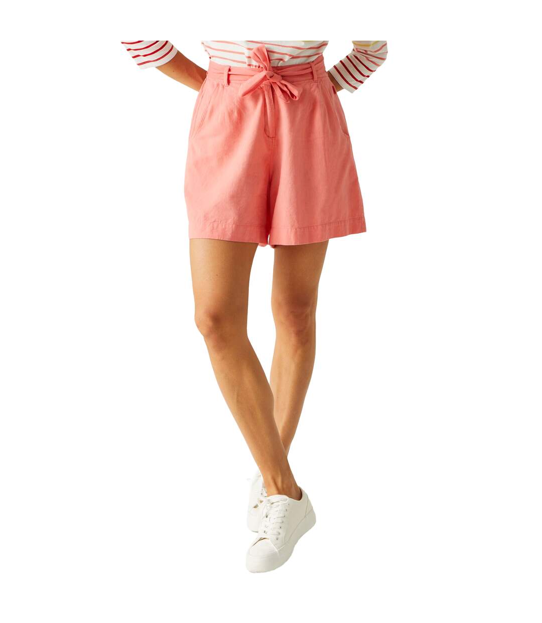 Short sabela femme rose coquillage Regatta-4