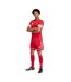 Short De Foot Motif/style 3 Rayures Squadra Homme Rouge Adidas-4