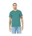 Canvas T-shirt Jersey Hommes Bleu Turquoise Bella + Canvas-1