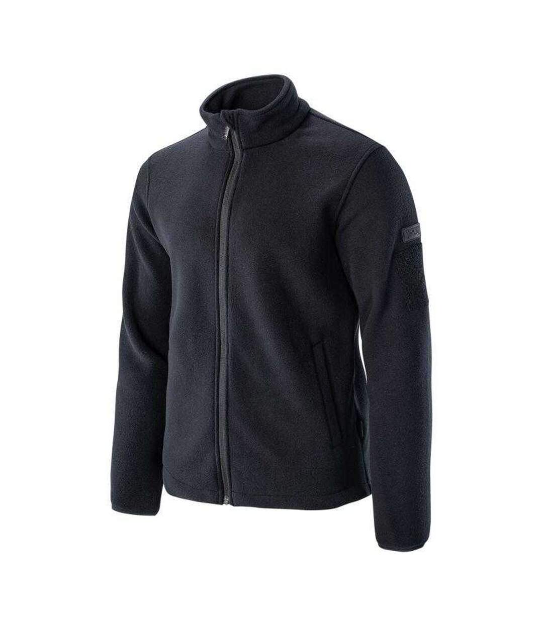 Mens Essential Fleece Jacket Black Magnum-3