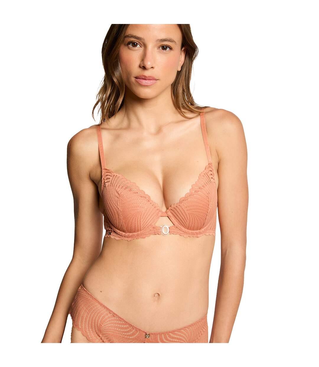Soutien-gorge coques moulées caramel Garance-2