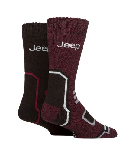 Men's 2 Pack Tech Thermal Boot Socks | Chunky Winter Performance Socks