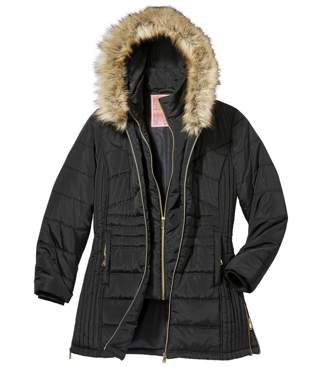 Women's Winter Chill Padded Jacket - Black-2