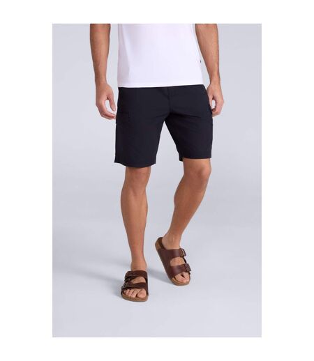 Mens Atlantis Organic Cargo Shorts Black Animal