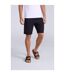 Mens Atlantis Organic Cargo Shorts Black Animal-1