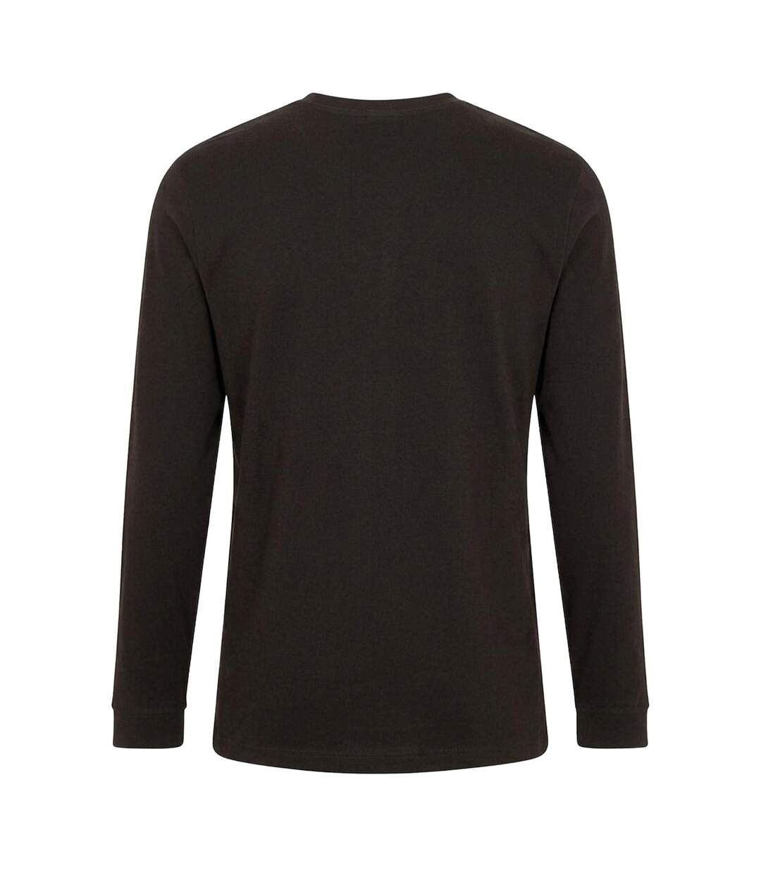 Mens Embroidered Logo Jersey Long-sleeved T-shirt Black Lacoste-2
