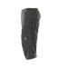 Mens Young Borba Long Length Work Shorts Black Mascot-3
