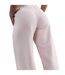 Womens/ladies Sportswear Club Fleece Wide Leg Mid Rise Joggers Cream Pink Nike-4