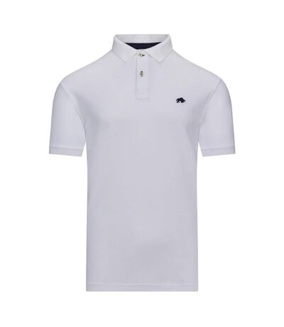Polo Classic Homme Blanc Raging Bull