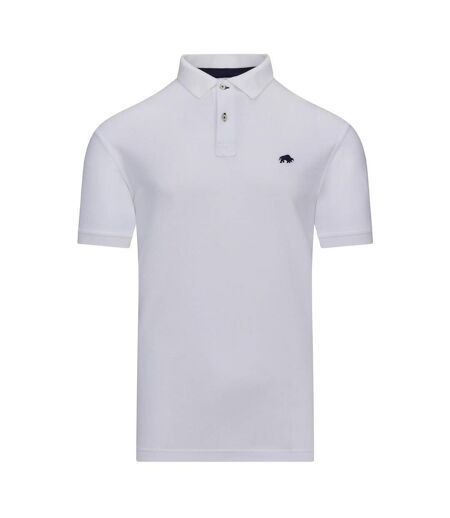 Polo Classic Homme Blanc Raging Bull