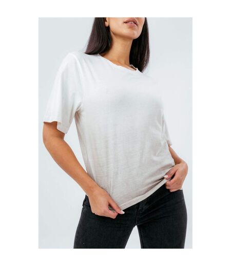 Hype - T-shirt - Femme (Blanc / Vert sombre) - UTHY6654