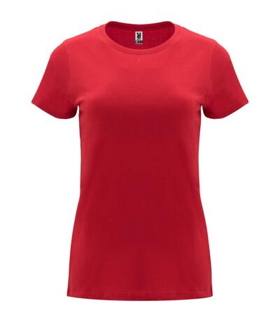 T-shirt capri femme rouge Roly Roly