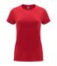 T-shirt capri femme rouge Roly Roly