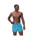 Short De Bain Motif/style Imprimé Intégral Redondo Edge Volley Homme Bleu Imprimé Speedo-1