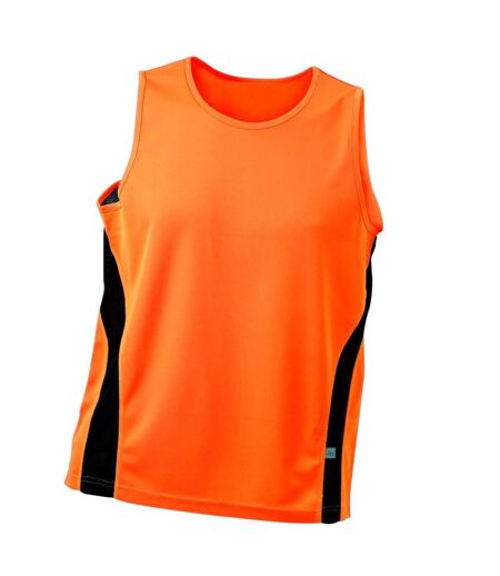 Débardeur running respirant JN305 - orange - HOMME