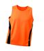 Débardeur running respirant JN305 - orange - HOMME