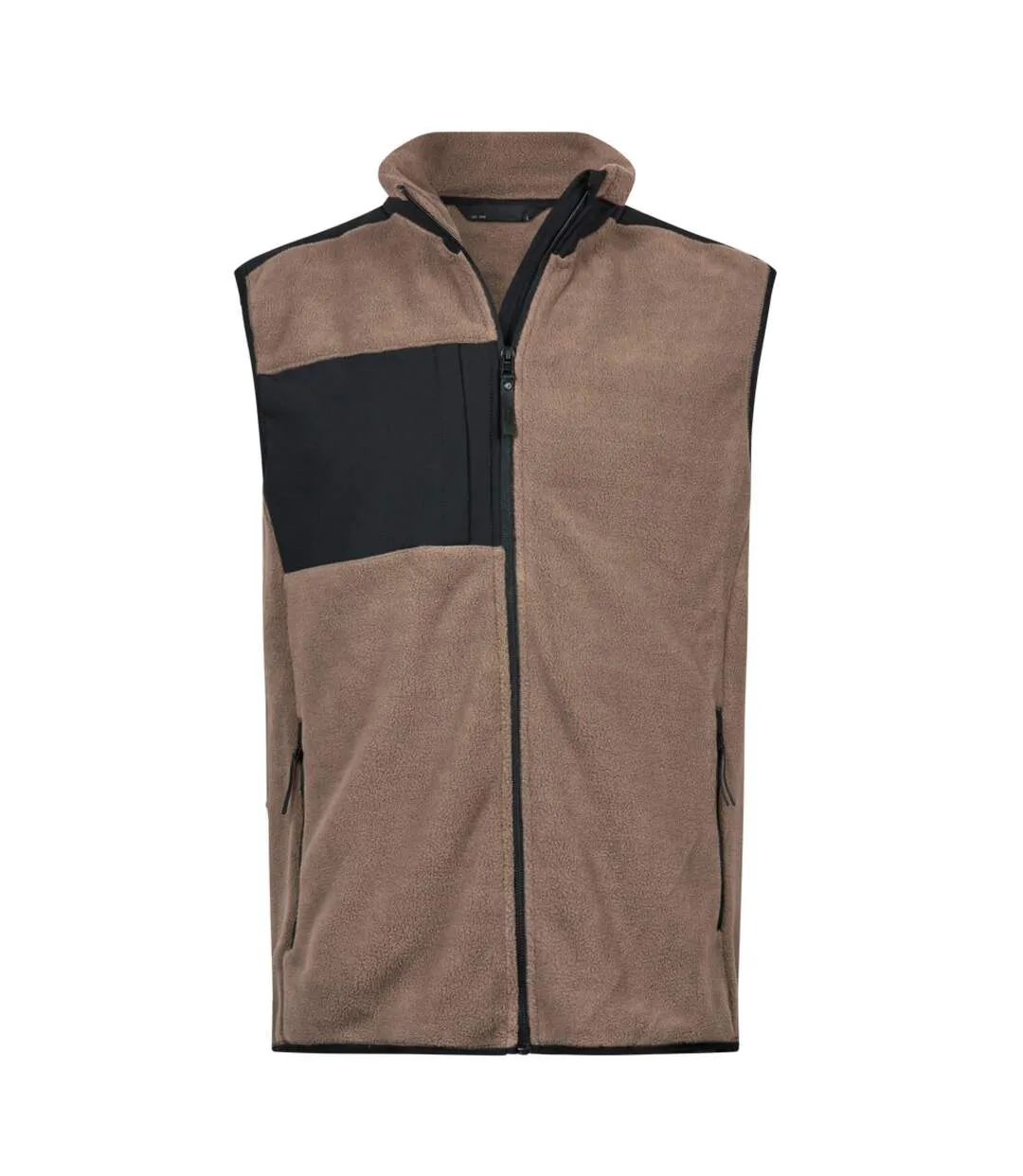 Veste Sans Manches Mountain Fleece Homme Argile Noir Tee Jays-2