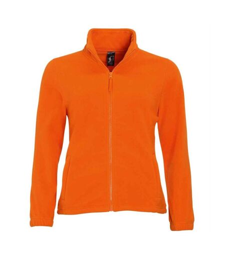 Veste Polaire North Femme Orange SOLS