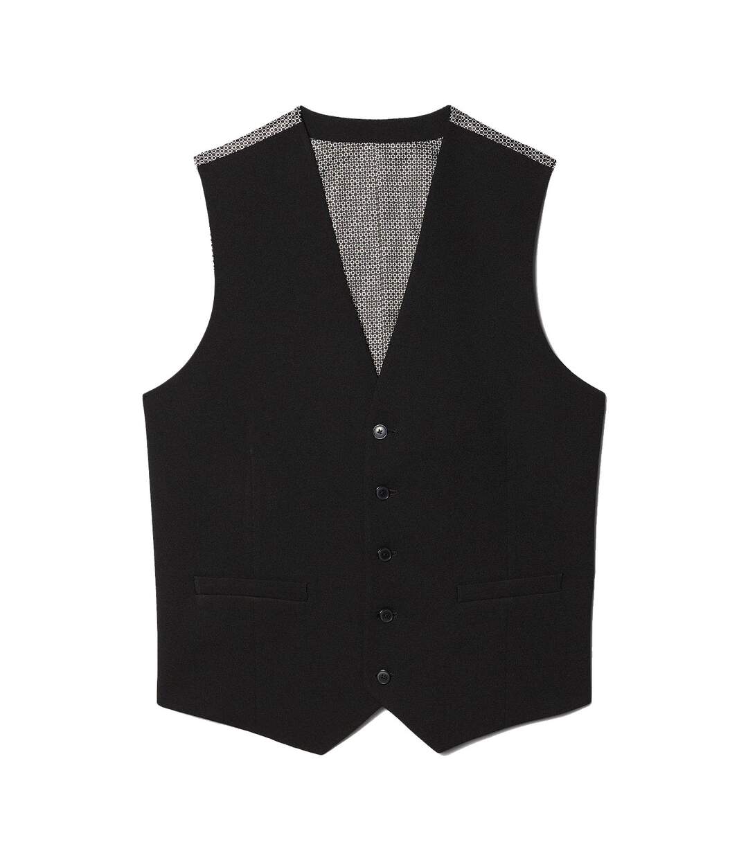 Burton Mens Tuxedo Slim Vest (Black)