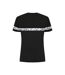 Womens/ladies Progression Hi-vis T-shirt Black Projob-2