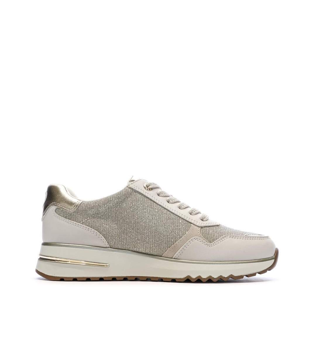 Baskets gris perle femme marco tozzi cream-2