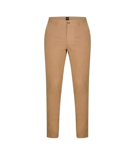 Mens Crigan3-d Tailored Trousers Light Beige Boss