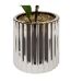 Ficus Artificiel en Pot Sky 54cm Vert & Argent-2