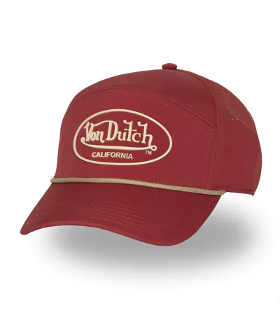 Casquette 6 panneaux adulte logo rubber print Cord Vondutch