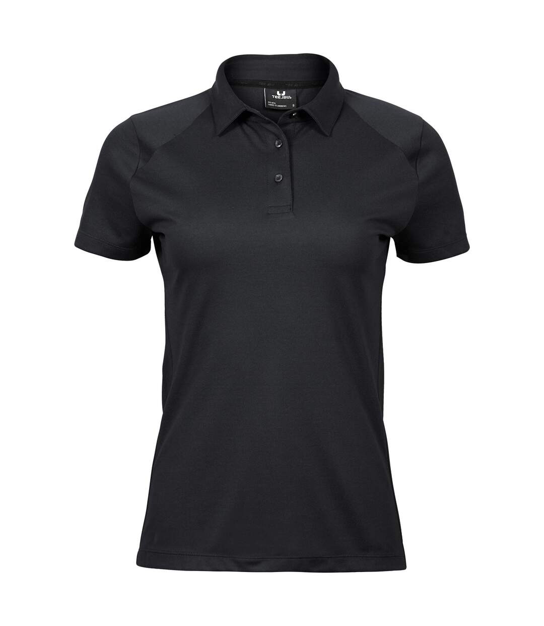 Polo Luxury Femme Noir Tee Jays-1