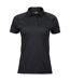 Polo Luxury Femme Noir Tee Jays-1
