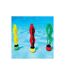 Lot de 3 Balles Lestées Ondulées 29cm Multicolore-2